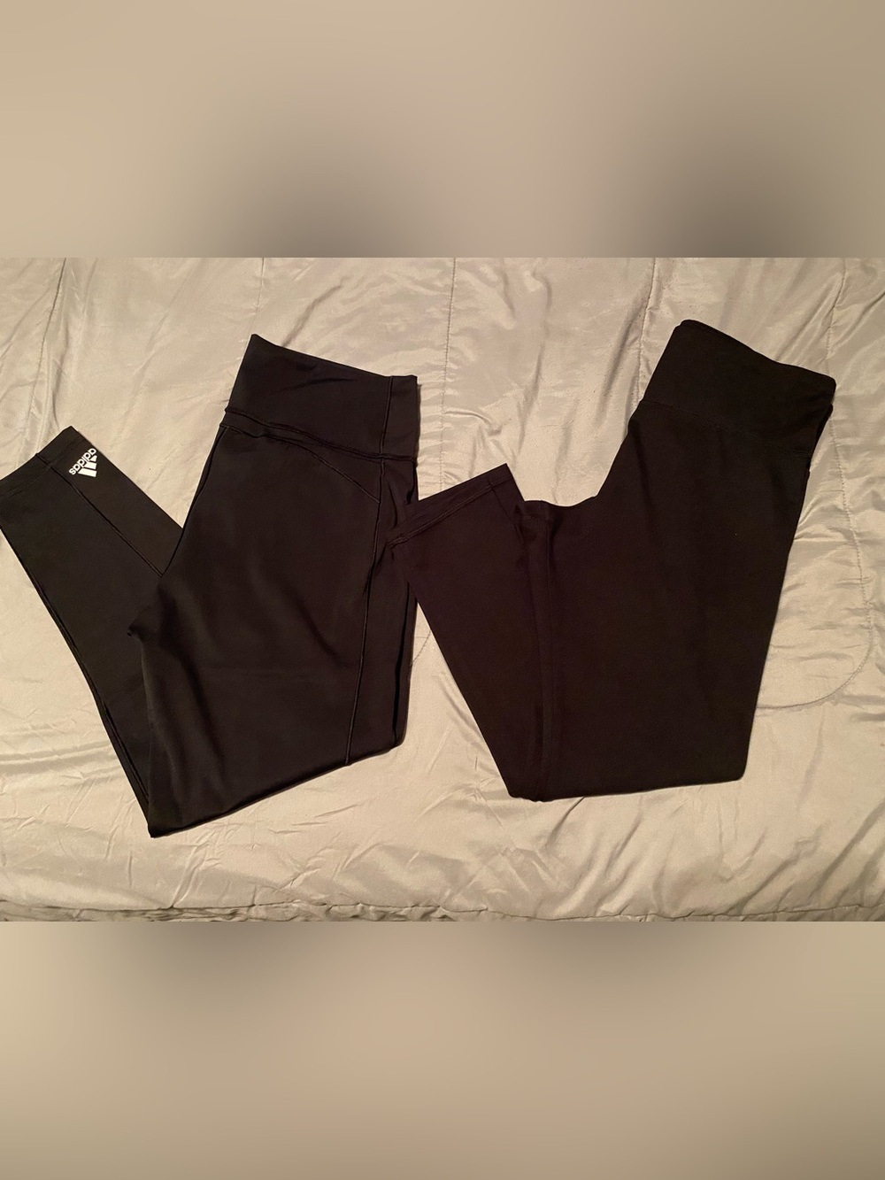adidas and jockey Black Performance Leggings